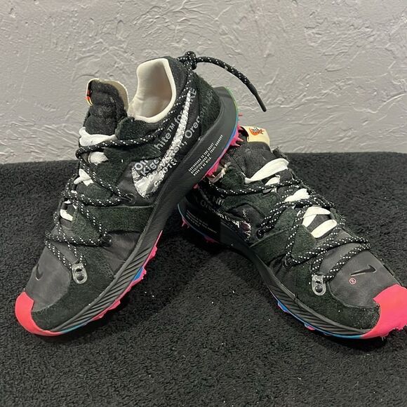 🔥 NIKE Air Zoom Terra Kiger 5 x OFF-WHITE Athlete in Progress Women Sz 8.5 - EU - Picture 8 of 15